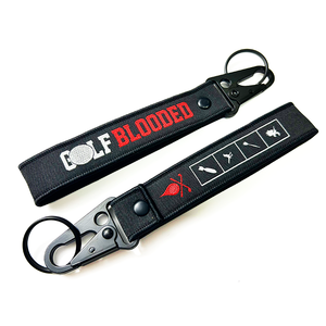 사용자 정의 로고 블랙 그린 군사 전술 키 체인 웨빙 손목 스트랩 키 체인 짠 손 끈 - Product Image 5