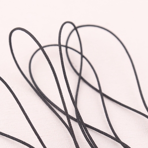 5cm màu đen Keychain đơn giản điện thoại di động Dây đeo Trống Điện thoại di động Dây đeo - Product Image 5