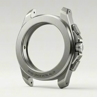Componenti per Orologi Meccanici in Titanio Grado 5 con Finitura Spazzolata Personalizzata, Lavorazione CNC, 33-40mm OEM/ODM