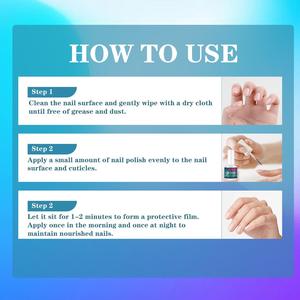 Traitement fortifiant pour ongles avec logo personnalisé, traitement de croissance, réparation des ongles cassants, soin des cuticules, soin longue durée pour les ongles - Product Image 4