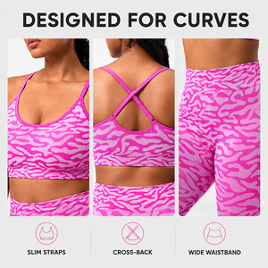 Leggings de Yoga Sin Costuras para Mujer, Cintura Alta, Control de Abdomen, Levanta Glúteos, Secado Rápido, Suaves y Elásticos, Pantalones para Gimnasio, Correr y Hacer Ejercicio - Product Image 3