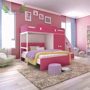 Letti a Castello Personalizzati in Legno Colorato, Stile Carino, Arredamento per Asili Nido, Dormitori Scolastici e Camere da <span class=keywords><strong>Letto</strong></span> - Product Image 2