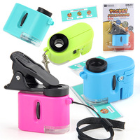 Microscopio de Bolsillo Portátil 120X con Luz UV, Lupa para Joyería y Electrónica de Consumo