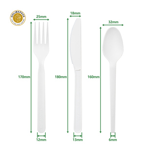 أوانٍ كبيرة للاستعمال مرة واحدة من OOLIMA الأكثر مبيعًا 6-7 بوصة أدوات مائدة كبيرة قابلة للتحلل - Product Image 1