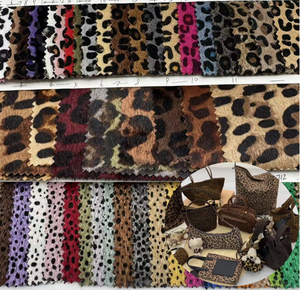 Tessuto in Pelle Sintetica PU con Motivo Imitazione Ghepardo 0,8mm, Tessuto in Pelle Artificiale PVC - Product Image 2