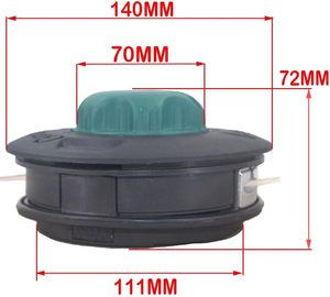 61112061A M10 in Nylon alluminio spazzolino rasaerba urto rocchetto erba decespugliatore 2 linee filettatura linea <span class=keywords><strong>filo</strong></span> <span class=keywords><strong>sega</strong></span> erba spazzola falciatrice - Product Image 4