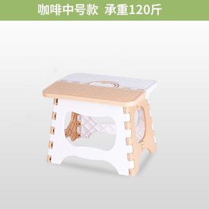 <b>Plastic</b> Folding <b>Stool</b> Square Portable Mini Chair For Indoor Outdoor Use With Handle - Product Image 4