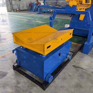 เครื่องคลายม้วนเหล็กไฮดรอลิกแบบอัตโนมัติเต็มรูปแบบ พร้อมระบบป้อนเหล็ก รองรับน้ำหนัก 5 ตัน 8 ตัน 10 ตัน - Product Image 6