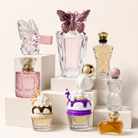 Conteneur de parfum en verre OEM & ODM, logo personnalisé imprimé UV, revêtement de couleur varié pour les marques de parfums