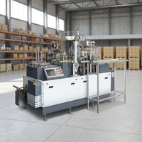 Máquina de Alimentación de Papel de Velocidad Media 70-80 Piezas/min, 14KW, Servomotor, Rodamiento, Engranaje, Soldadura Ultrasónica ZBJ-DP35 para Restaurantes