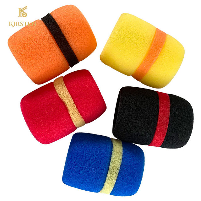 Quality Customization Not Fading Not Deformation Multi Color Microphone Sponge Protective Cover 10mm Thick 80x55mm