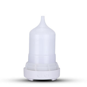 Difusor de Aromas, 100 ml, 5 V, USB, Atomizador Ultrasónico, Humidificador, Accesorio Electrónico para el Hogar, Columnar, Blanco y Negro - Product Image 2