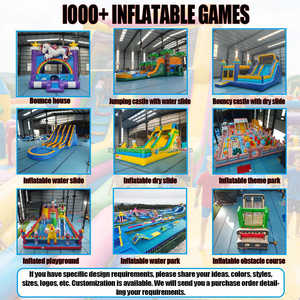 <span class=keywords><strong>Castillo</strong></span> Inflable Resistente con Tobogán y Obstáculos, Diseño de León, para Uso Comercial - Product Image 5