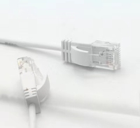 Haute vitesse Super Slim Cat6 RJ45 mâle à mâle câble de raccordement Ethernet LAN câble de réseau UTP CAT 5 5e 7