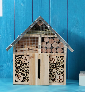 OEM ODM usine-fait à la main inspecter maison Bug hôtel décor de jardin en bois respectueux de l'environnement pin bois maisons pour animaux de compagnie meubles - Product Image 3