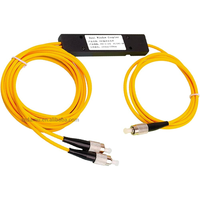 Splitter Serat Optik PLC Singlemode FC UPC Damu Kustom 1x4-1x32 Mini Steel Tube FTTH/FTTB/FTTX