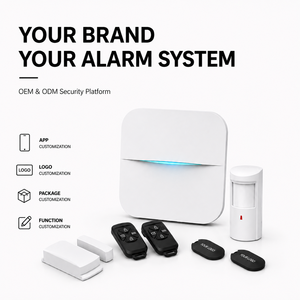 Système d'alarme de sécurité sans fil ODM 4G WiFi, panneau d'alarme intelligent, contrôle par application, compatible CMS, alternative à <span class=keywords><strong>Ajax</strong></span> - Product Image 1