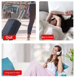 Bloqueador de Puerta Portátil al por Mayor, Dispositivo de Seguridad con Alarma para Viajes, Hogar, Hotel, Mujeres - Product Image 5