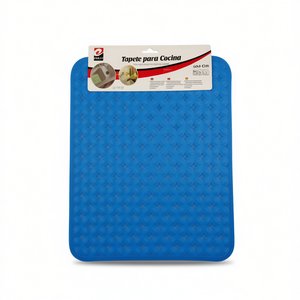 แผ่นรองพื้นครัว 100% PVC กันลื่น สีฟ้า 60x90 ซม. MNJ - Product Image 1