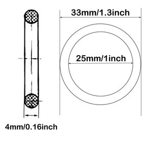 Anneaux toriques en métal, en acier inoxydable, robustes, soudés, multi-usages, pour macramé, bricolage, artisanat, quincaillerie, sacs, camping - Product Image 3