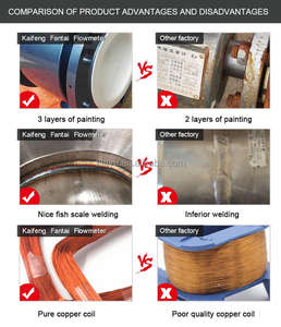 工業用IP68 0.2% DN6～DN3000mm フランジ式RS485リモートデジタル排水・ビール・液体・牛乳・水用電磁流量計 - Product Image 4