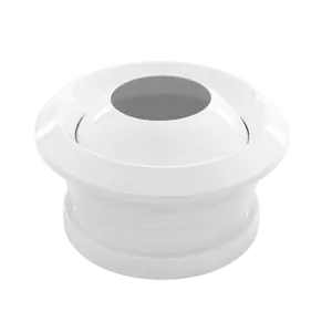 La presa rotonda a forma di sfera copre il diffusore dell'ugello del getto di uscita dell'aria del condotto