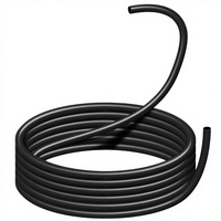 Tube thermorétractable en PE à paroi moyenne, adhésif thermofusible, étanche, ignifuge, gaine isolante pour réparation de câbles basse tension