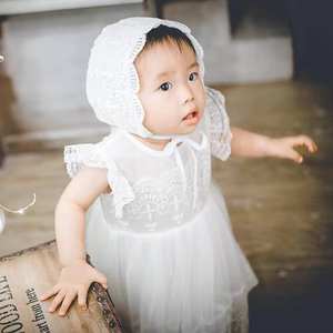 Abito da Battesimo per <span class=keywords><strong>Bambina</strong></span> con Ricamo 'Upward Girl', Set da 2 Pezzi, per Neonati di 1 Mese - Product Image 2