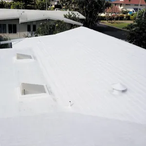 Lapisan karet silikon tahan air untuk permukaan atap datar beton