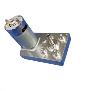 Motor de engranaje de inducción de cepillo de CC 12V 24V 10N 20N 100kg 60GF555 controlador para descargador de alimentación de peces