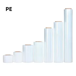 Pe Film Stretch Wrap Film 500mm Packaging Package Transparent Soft High Quality Shipping Stretch Film