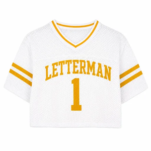 Women Cropped <b>Mesh</b> Football Jersey Custom Logo Screen Print Breathable <b>Mesh</b> Fabric Fashion <b>Crop</b> Sports Tee Team Wholesale Custom - Product Image 1