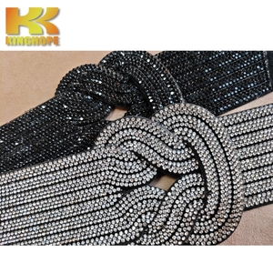 Appliques de strass personnalisées chanceuses patchs de strass pour la décoration de chaussures applique de cristal pour chaussure - Product Image 2