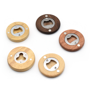 Ouvre-bouteille en bois personnalisable avec logo, <span class=keywords><strong>tire</strong></span>-<span class=keywords><strong>bouchon</strong></span> manuel pour cadeau de mariage - Product Image 1