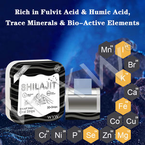 Powerful <b>Natural</b> <b>Shilajit</b> Oral Strips for Energy Stamina Immunity Support Best Supplement for Men and Women OEM <b>Shilajit</b> Pills - Product Image 5