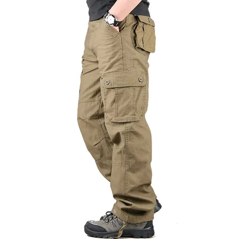 Men's Multi Pocket Casual Pants Outdoor Overalls Outdoor Trousers