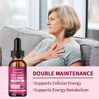 SPL Premium Red Yeast Rice Liquid avec CoQ10 – Complément de Soutien Métabolique – Gouttes de Riz Rouge Liposomal