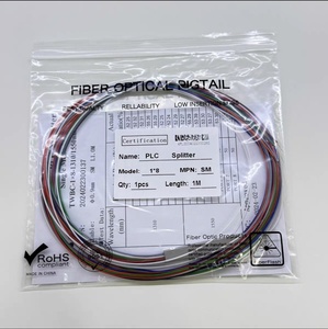 Optical <b>Splitter</b> Supplier 0.9mm 1x8 PLC <b>Splitter</b> 1M LSZH Colored Jacket 8-Way Mini Optical <b>Splitter</b> - Product Image 2
