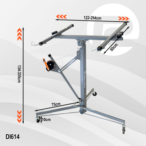 Sollevatore per Cartongesso - 3,35m o 4,88m - Carico Massimo 68kg - Gestibile da Una Persona Senza Altri Strumenti, Elevatore per Pannelli in Cartongesso - Product Image 3