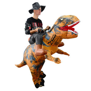 Costume gonflable T-Rex taille polyester pour adulte unisexe pour Cosplay Halloween Walking Ride ou costume <span class=keywords><strong>de</strong></span> dinosaure <span class=keywords><strong>Trex</strong></span> pour hommes et femmes - Product Image 3
