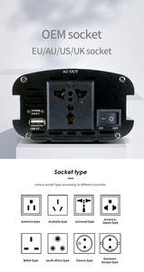 Inversor 12V 24V 48V a 220V 300W 500W 800W Inversor de onda sinusoidal modificada Convertidor de coche Inversor de corriente de CC a CA - Product Image 6