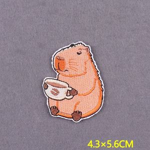 Patch brodé de dessin animé, motifs animaux mignons, thermocollants pour vêtements, badges de dessin animé DIY, patch brodé personnalisé - Product Image 4