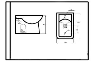 Inodoro y Bidé Estilo Argentino para Mujer, Conjunto Moderno de Bidé y Inodoro de Cerámica para Baños - Product Image 6