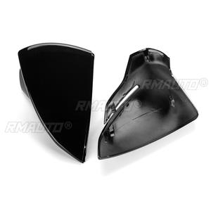 Cubiertas para Espejos Retrovisores Laterales de Coche, Aspecto de Carbono/Negro, 2 Piezas, para LEON MK3 5F ST FR Cupra 13-20, para Ibiza MK5, para Arona 17-18 - Product Image 4