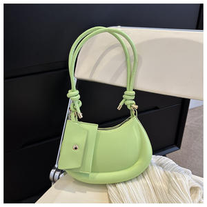 VENTA CALIENTE BARATO Simple Bolsa de bola de masa hervida de color sólido para mujer. Z0054 - Product Image 1