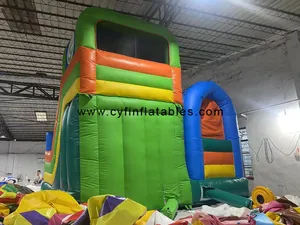 Tobogan Air Bounce Tobogan Water Rental Equipment Inflatable Slide For Events PVC Unisex Printing: Screen Print And Hand Painting Castle
