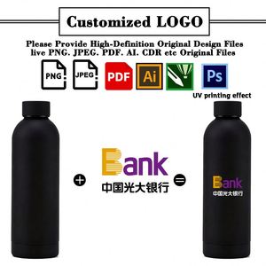 Customized Logo 500ml Double Wall Vacuum <b>Flask</b> Insulated Custom Tumbler Stainless Steel Water Bottles <b>Drink</b> Water Bottle - Product Image 4