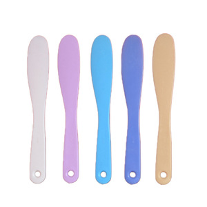21cm Corps Spatule Réutilisable Grattoir PP Épilation Bâton Cheveux <span class=keywords><strong>Cire</strong></span> Tatouage Beurre Visage Cuillères Masque Appliquer Spa Salon - Product Image 2