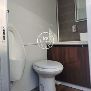 Toilettes mobiles portables de luxe à double porte, remorque WC - Product Image 6