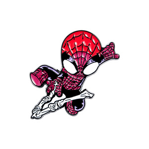 Dessin animé Spider-Man célèbre détective camion émail doux broche créative en alliage de Zinc broche Denim sac accessoires Souvenirs en gros - Product Image 6